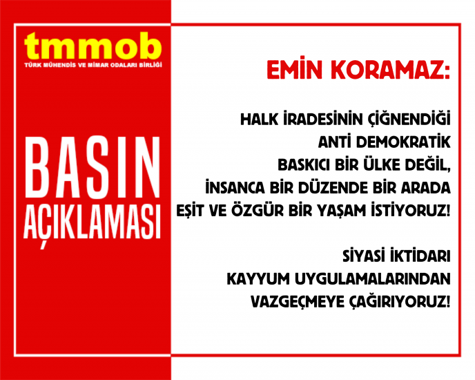 Siyasi İktidarı Kayyum Uygulamalarından Vazgeçmeye Çağırıyoruz!