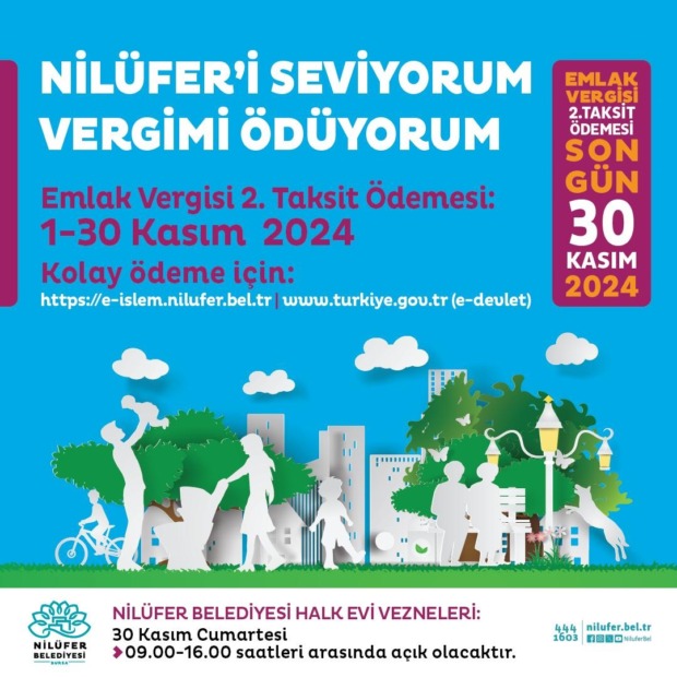 Emlak vergisinde 2. ödeme dönemi başladı