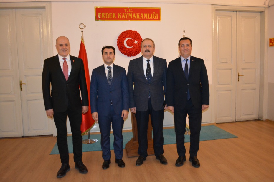 Gemlik TSO’dan Erdek Kaymakamı Göç’e Ziyaret