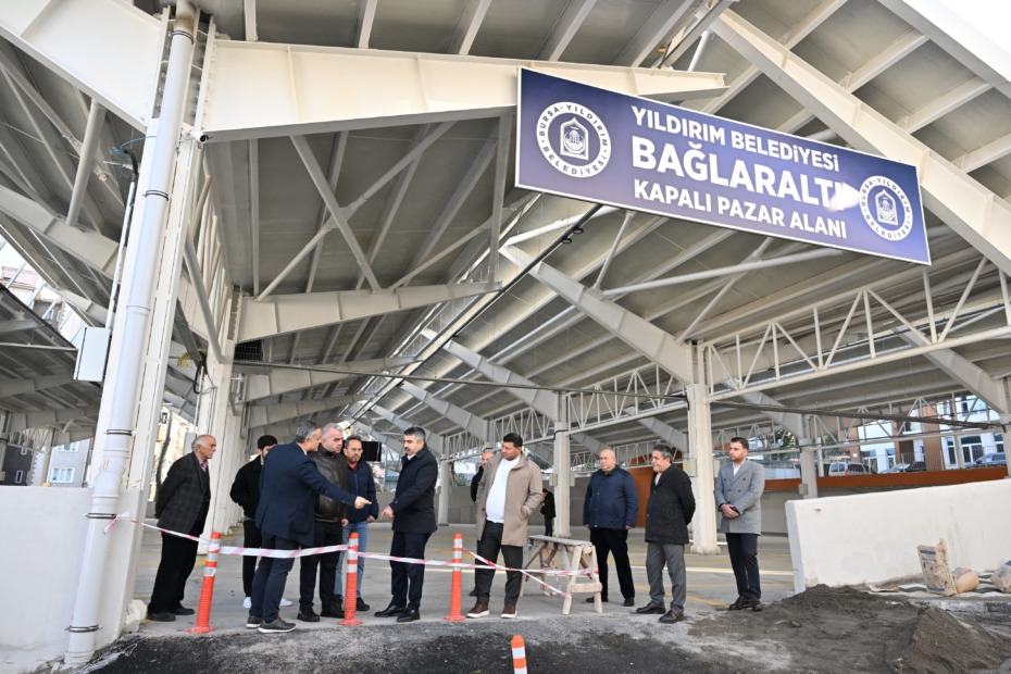BAĞLARALTI PAZAR ALANI PAZAR GÜNÜ HİZMETE AÇILIYOR