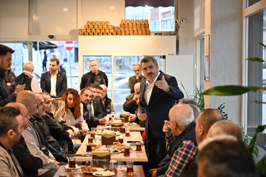 BAŞKAN YILMAZ, KOMŞU ZİYARETİNDE
