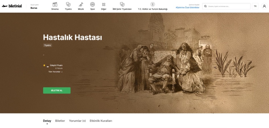 İNEGÖL BELEDİYESİ KÜLTÜR SANAT ETKİNLİKLERİNDE ONLİNE BİLET DÖNEMİ