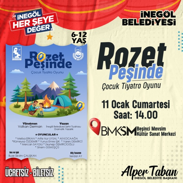 İNEGÖL’DE TİYATRO HAFTASI