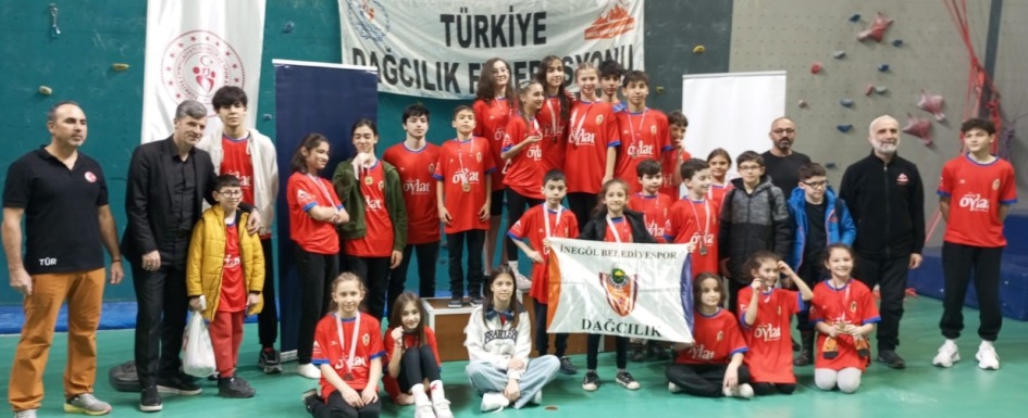 İNEGÖLLÜ DAĞCILIK BRANŞI EKİPLERİNDEN 40 MADALYA