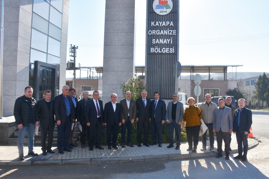 VALİ AYYILDIZ, KAYAPA OSB MÜTEŞEBBİS HEYETİ İLE BİRARAYA GELDİ