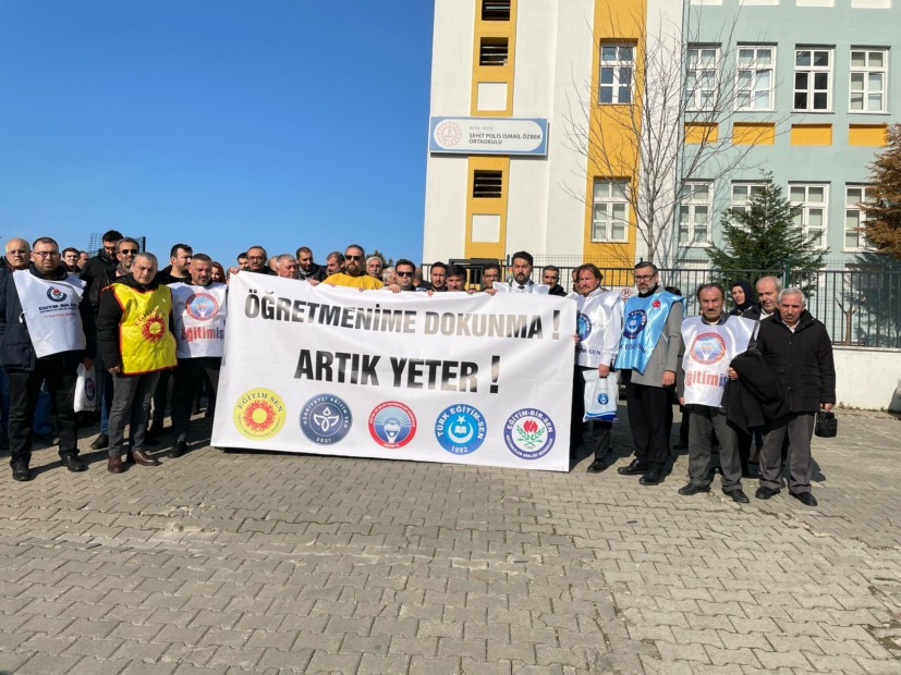 Eğitim Sen Bu Kez Kestel’den “Artık Yeter Öğretmenime Dokunma!” dedi
