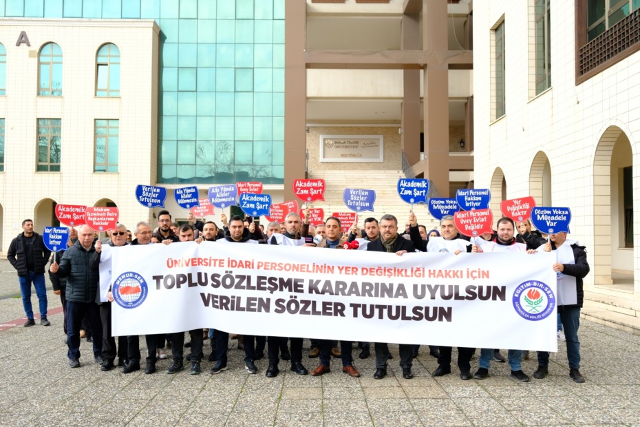 “ÜNİVERSİTE İDARİ PERSONELİNE YER DEĞİŞİKLİĞİ HAKKI VERİLSİN”