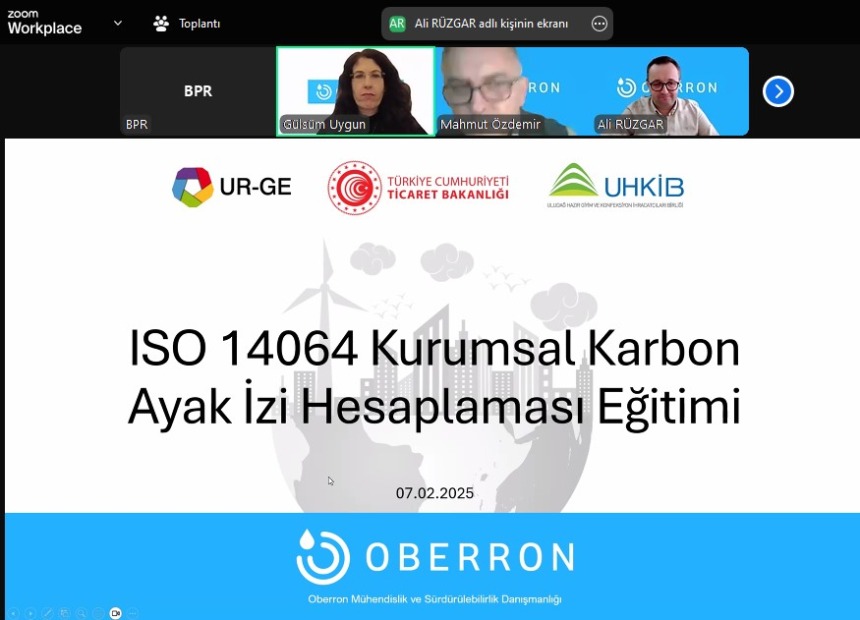 UHKİB HAZIR GİYİM SEKTÖRÜNDE SÜRDÜRÜLEBİLİRLİK URGE PROJESİ KURUMSAL KARBON AYAKİZİ EĞİTİMİ İLE FAALİYETLERİNE BAŞLADI