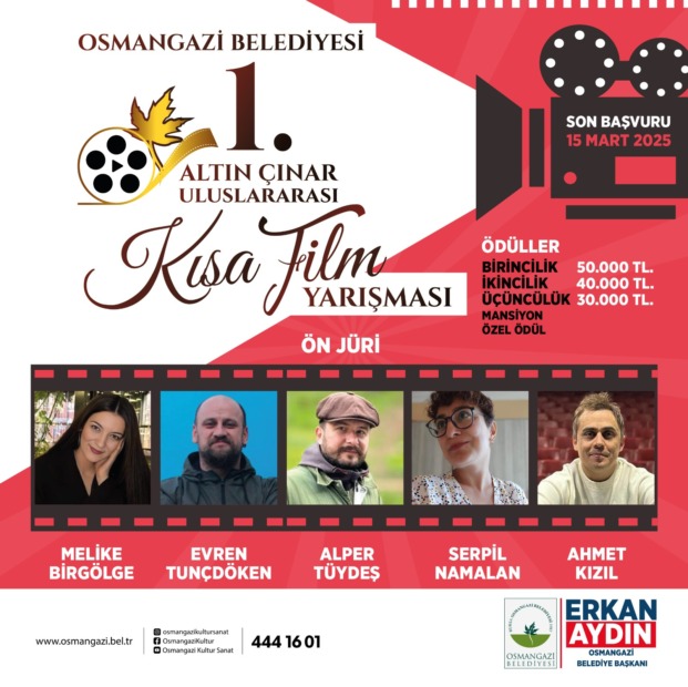 Altın Çınar Uluslararası Kısa Film Yarışması başvuruları başladı