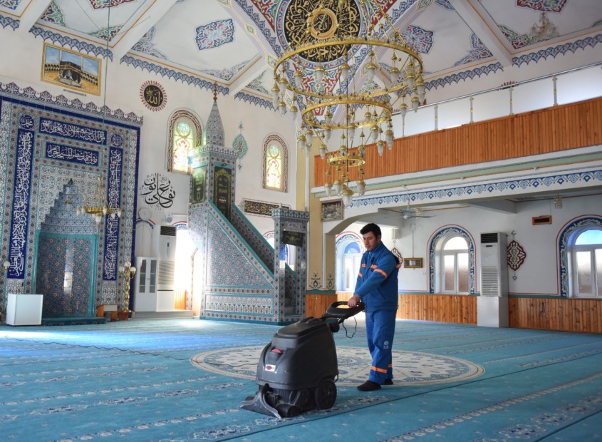 YILDIRIM’DA CAMİLERE RAMAZAN TEMİZLİĞİ
