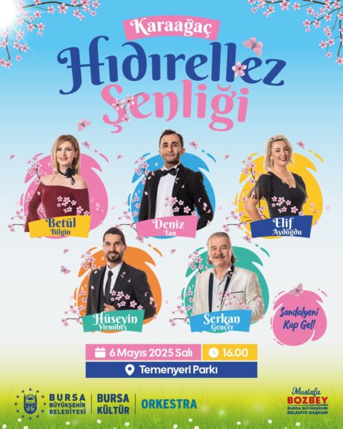 Bursa’nın dört bir yanında ‘Hıdırellez’ coşkusu