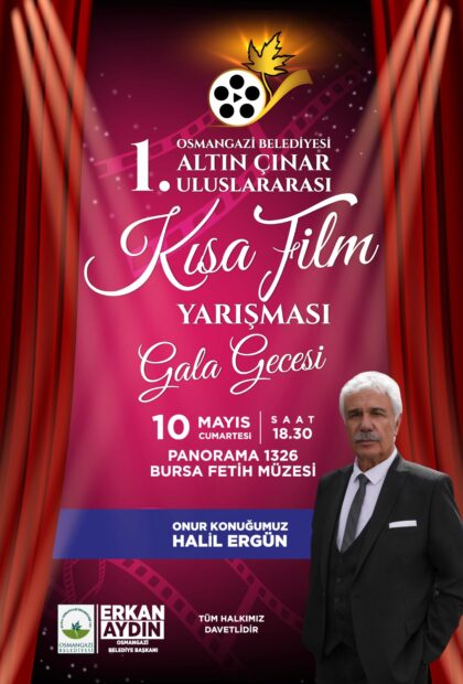 Altın Çınar Uluslararası Kısa Film Yarışması’nda gala heyecanı