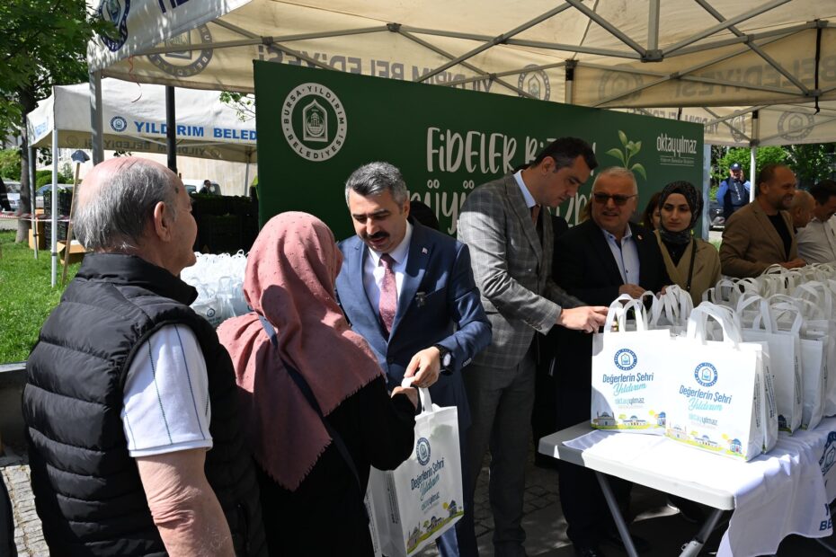 YILDIRIM BELEDİYESİ’NDEN 50 BİN FİDE