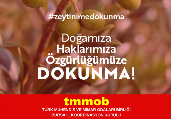 TMMOB Bursa İl Koordinasyon Kurulu; “Maden Kanunu Teklifine Hayır” dedi.