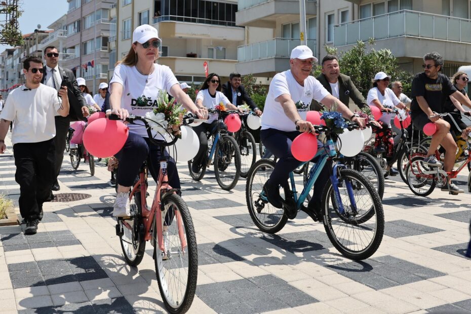 ‘Süslü Bisikletler’ ile temiz çevreye dikkat çekildi