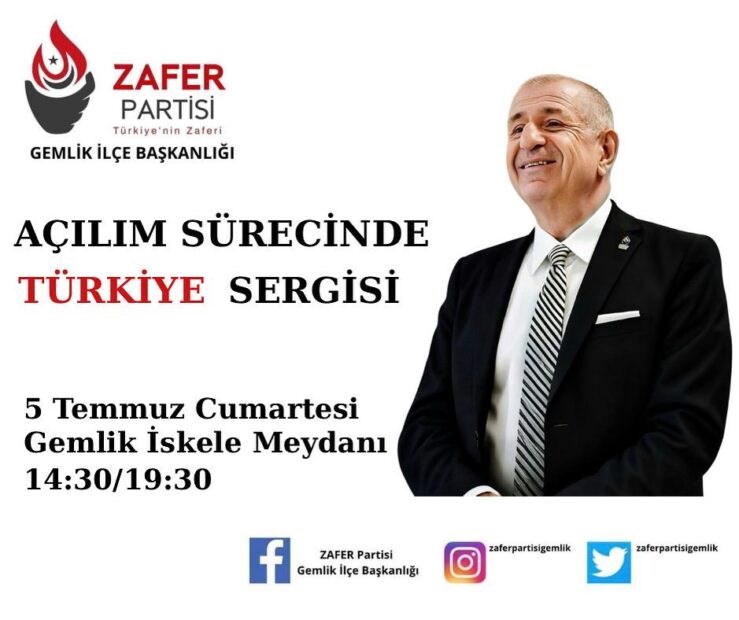 “Açılım Sürecinde Türkiye” Sergisi 5 Temmuz’da Gemlik’te Açılıyor