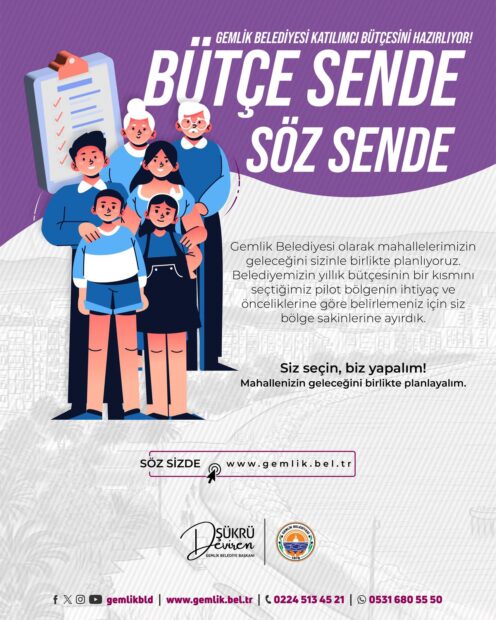Gemlik’te “Katılımcı Bütçe” Dönemi Başladı