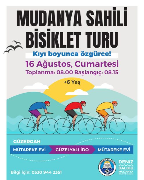 BİSİKLET TUTKUNLARI MUDANYA’DA BULUŞUYOR