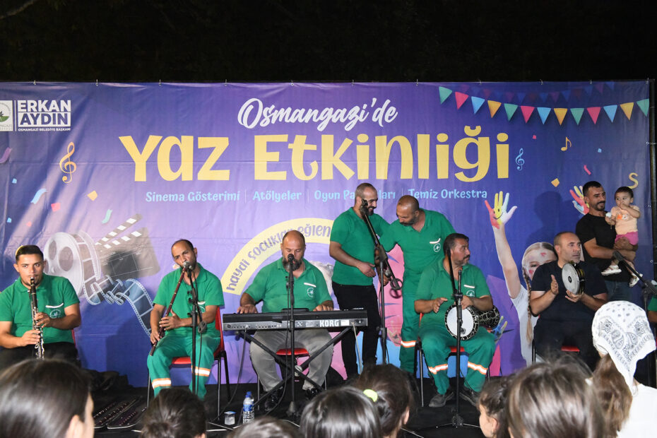 Osmangazi’de sinema ve şenliklerle renkli yaz akşamları