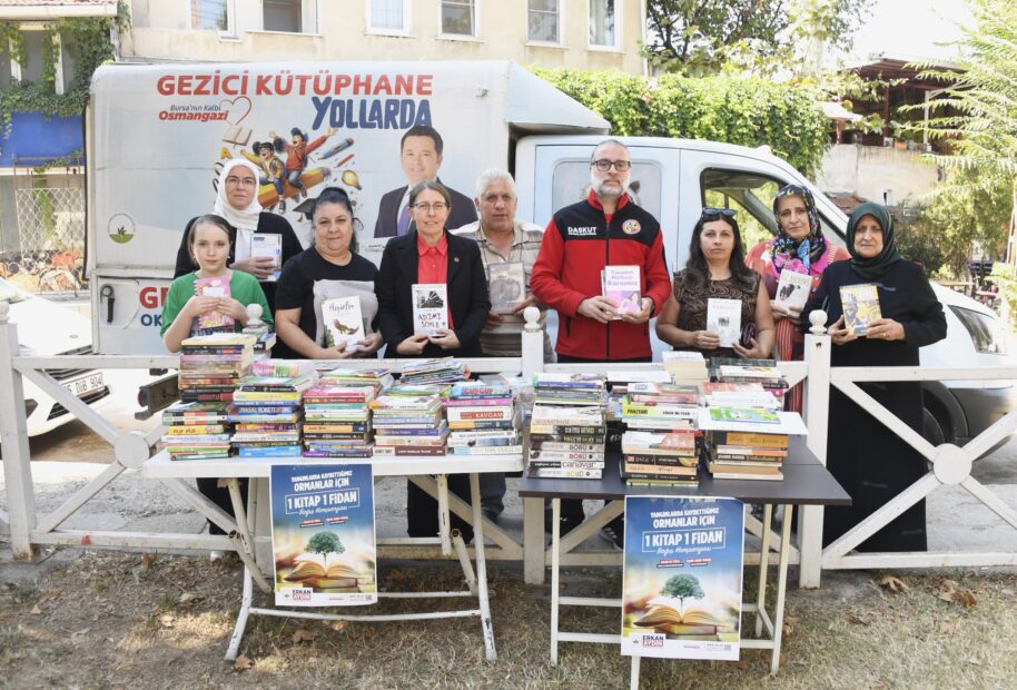 Osmangazi’de toplanan kitaplar fidana dönüşüyor