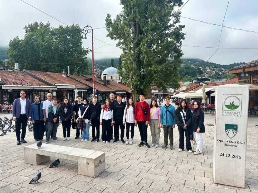 Osmangazi Belediyesi başarılı öğrencileri Saraybosna’ya götürdü