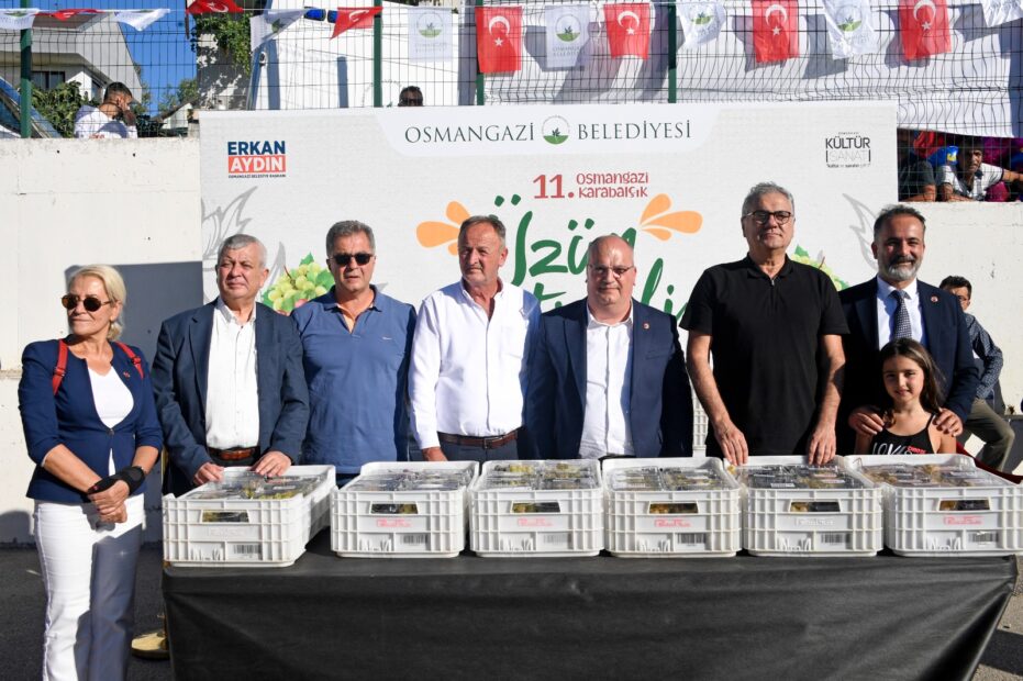 En kaliteli üzümler Osmangazi’de yarıştı