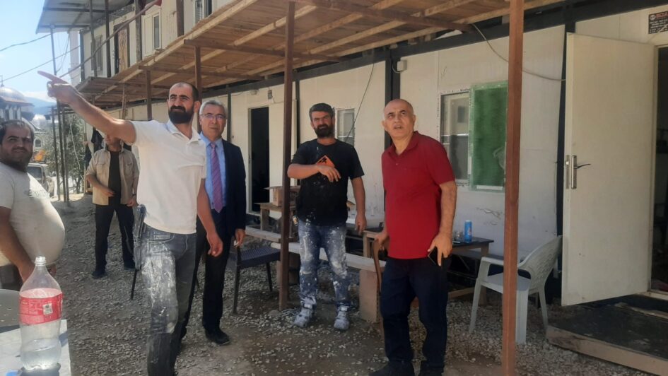 Kaymakam Osman Aslan Canbaba Cihatlı’da İncelemelerde Bulundu.
