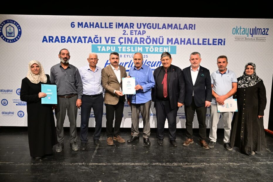 YILDIRIM’DA TAPU SEFERBERLİĞİ DEVAM EDİYOR