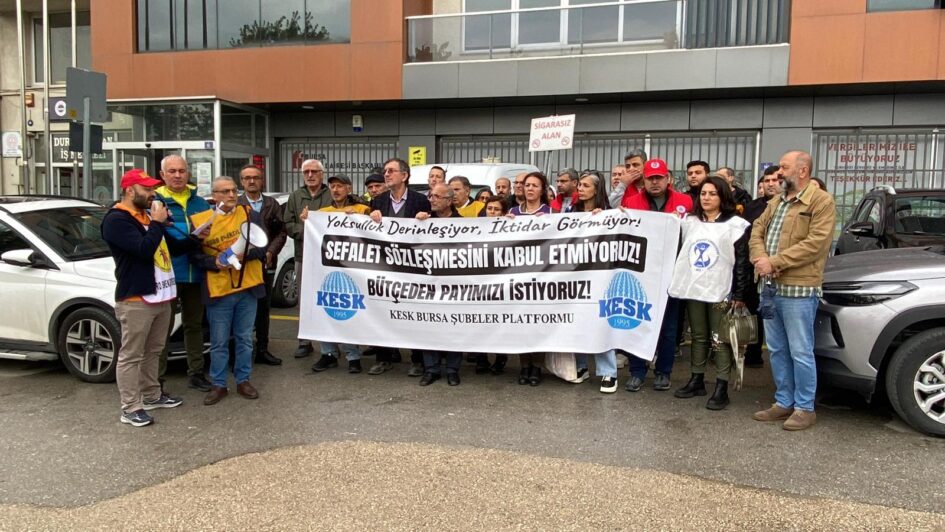 KESK VE BES; “GREVLİ, TOPLU SÖZLEŞMELİ SENDİKA YASASI İSTİYORUZ!”