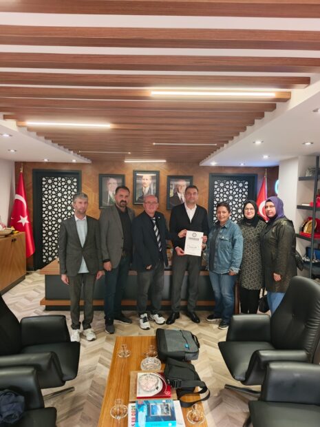 Emeklilikte Adalet Derneği’nden MHP İl Başkanı Muhammet Tekin’e Ziyaret