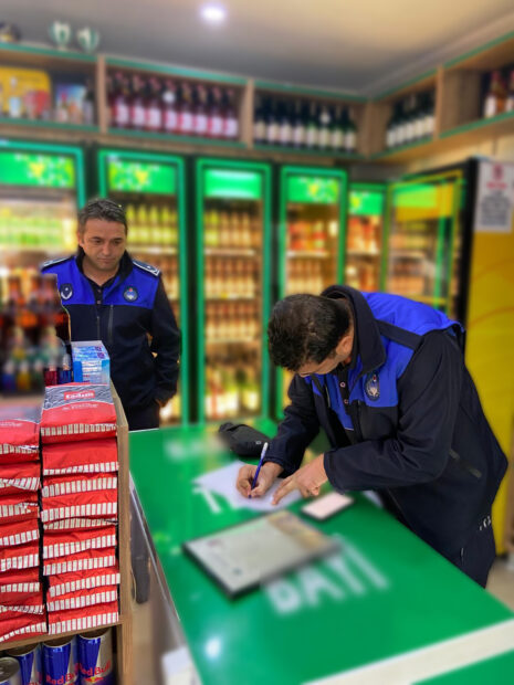 ZABITA MÜDÜRLÜĞÜ’NDEN TEKEL BAYİLERE DENETİM