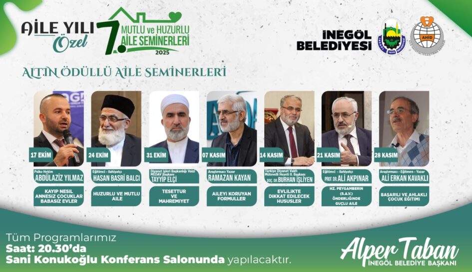 AİLE OKULUNDA 7. DÖNEM BAŞLIYOR