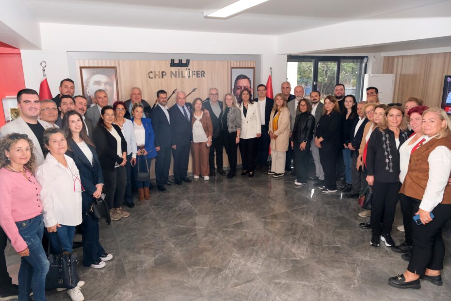 Başkan Şadi Özdemir’den CHP Nilüfer İlçe Yönetimine hayırlı olsun ziyareti