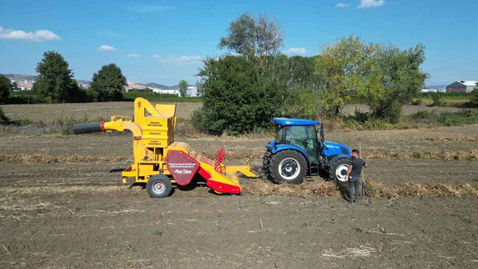 İNEGÖL’ÜN CERRAH KURU FASULYESİNDE HASAT ZAMANI