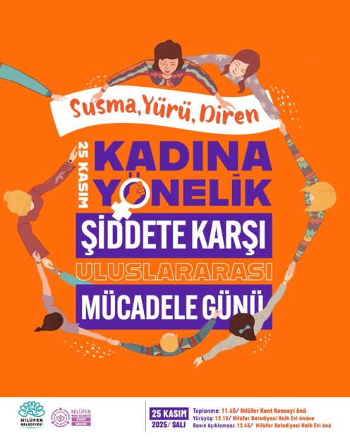 Nilüfer’de kadınlar şiddete karşı tek ses olacak