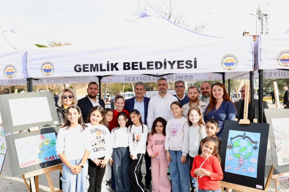 ÇOCUKLARIN GÖZÜNDEN HAKLAR: GEMLİK’TE ANLAMLI SERGİ