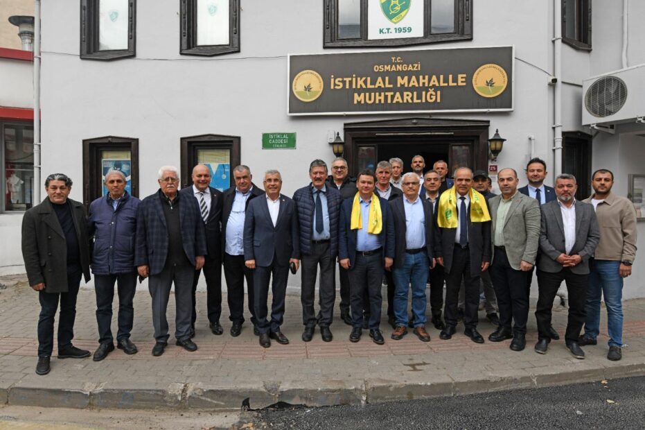 Başkan Erkan Aydın İstiklal Mahallesi’nde Vatandaşlarla Buluştu