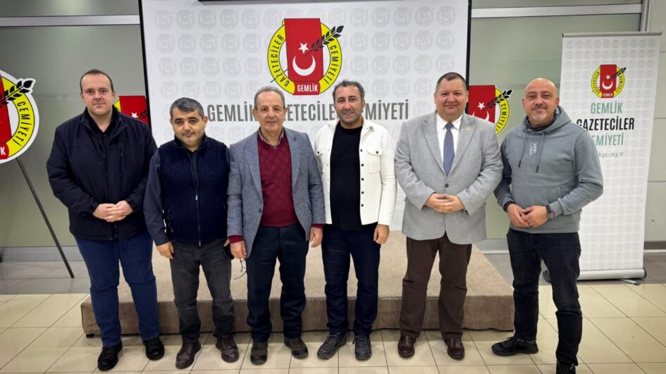 Özcan Soygan’dan Gemlik Gazeteciler Cemiyeti’ne Ziyaret