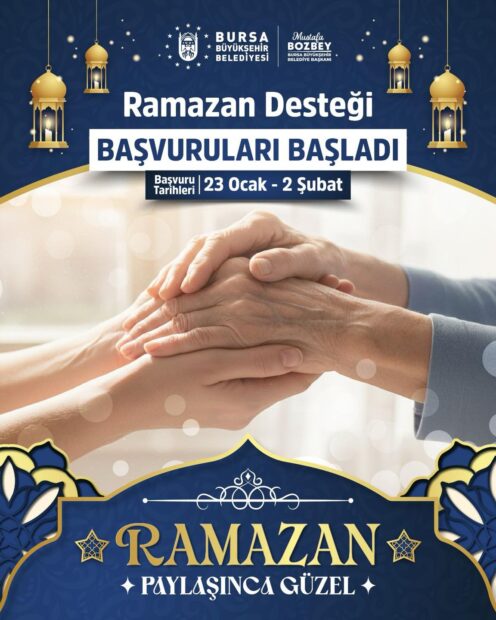 BURSA BÜYÜKŞEHİR’DEN ‘RAMAZAN DESTEĞİ’