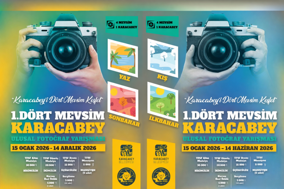 KARACABEY BELEDİYESİ’NDEN 2026’YA DAMGA VURACAK FOTOĞRAF YARIŞMASI