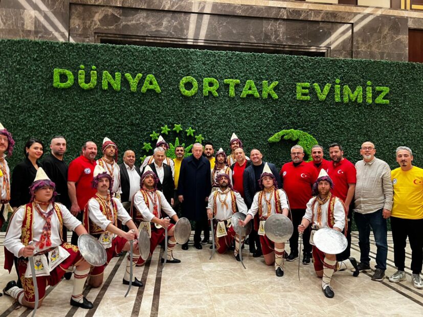 Gemlik Sanatolya Kılıç-Kalkan Topluluğu Cumhurbaşkanlığı Külliyesinde