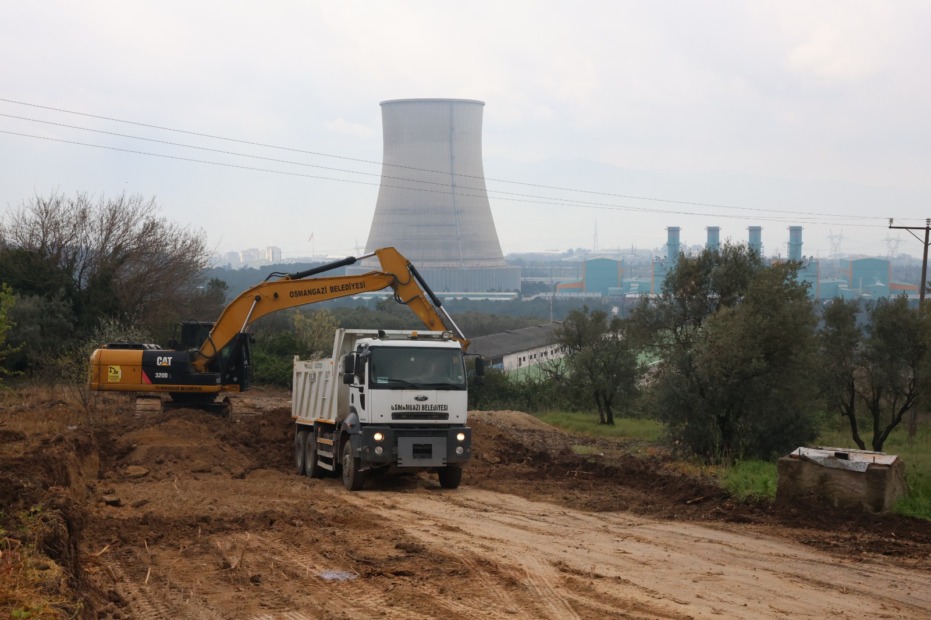 Osmangazi Belediyesi Karabalçık’ta 455 Metrelik Yeni Yol Açıyor