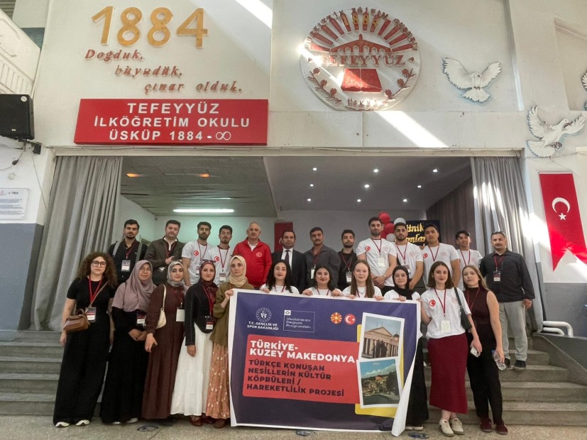 Gemlik Gençlik Merkezi Gençlerinden Kuzey Makedonya’da Anlamlı Uluslararası Proje