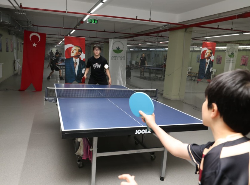 Osmangazi’de 19 Mayıs’a Özel Masa Tenisi Heyecanı Başladı