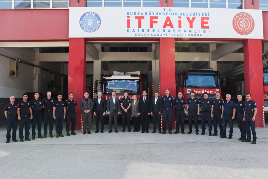 BAŞKAN VEKİLİ ŞAHİN BİBA’DAN İTFAİYE PERSONELİ’NE BAYRAM ZİYARETİ