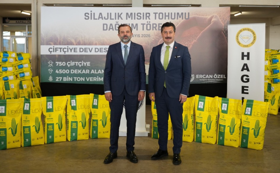 YENİŞEHİR’DE ÜRETİCİYE DEV DESTEK: 750 ÇİFTÇİYE SİLAJLIK MISIR TOHUMU DAĞITILDI