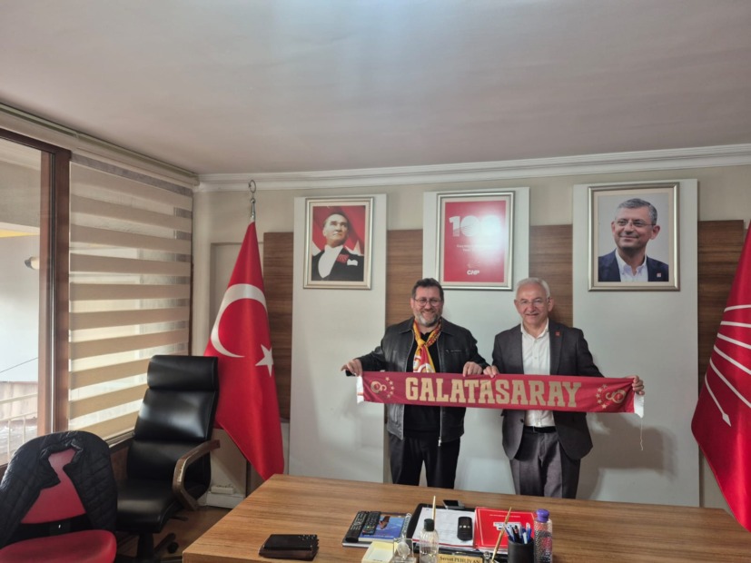 Gemlik Galatasaraylılar Derneği’nden CHP İlçe Başkanlığı’na Ziyaret