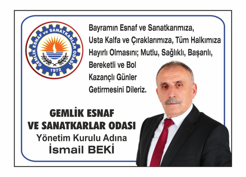 İsmail Beki ve Yönetimi Kurban Bayramınızı Kutlar…