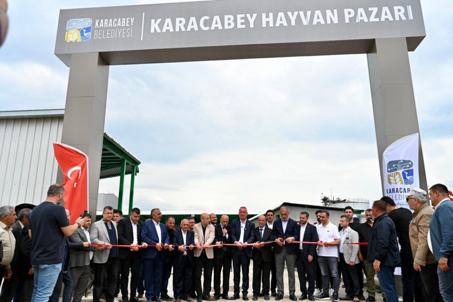 KARACABEY BELEDİYESİ HAYVAN PAZARI HİZMETE AÇILDI