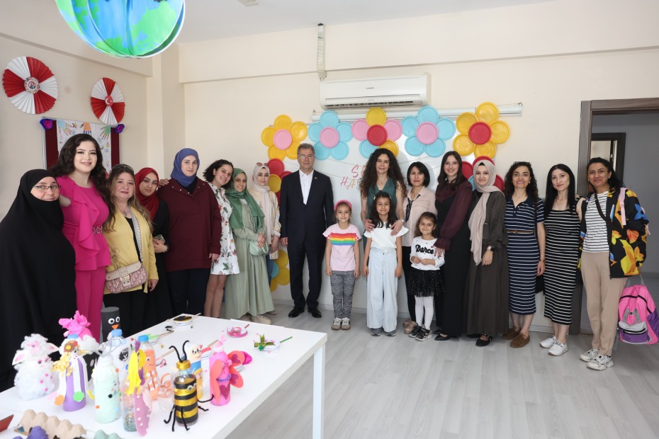 OSMEK Kursiyerlerinin Eserleri Hüdavendigar’da Sergilendi